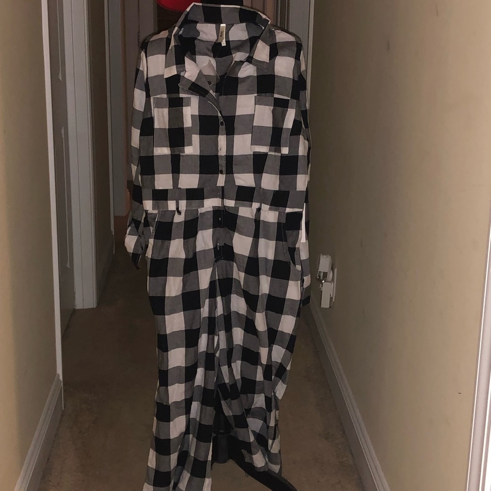 Checkered Jumpsuit...